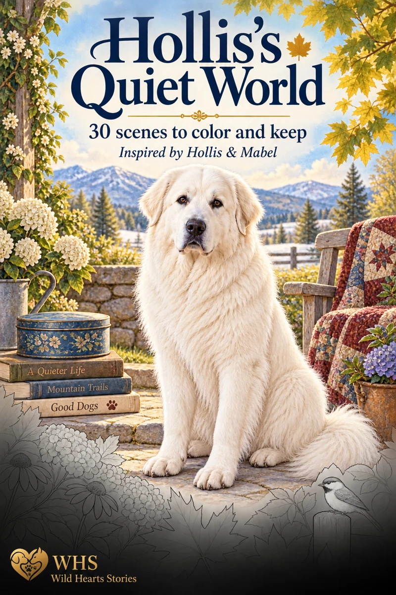Hollis's Quiet World coloring book